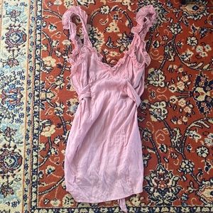 Free People Low Back Mini Dress size L